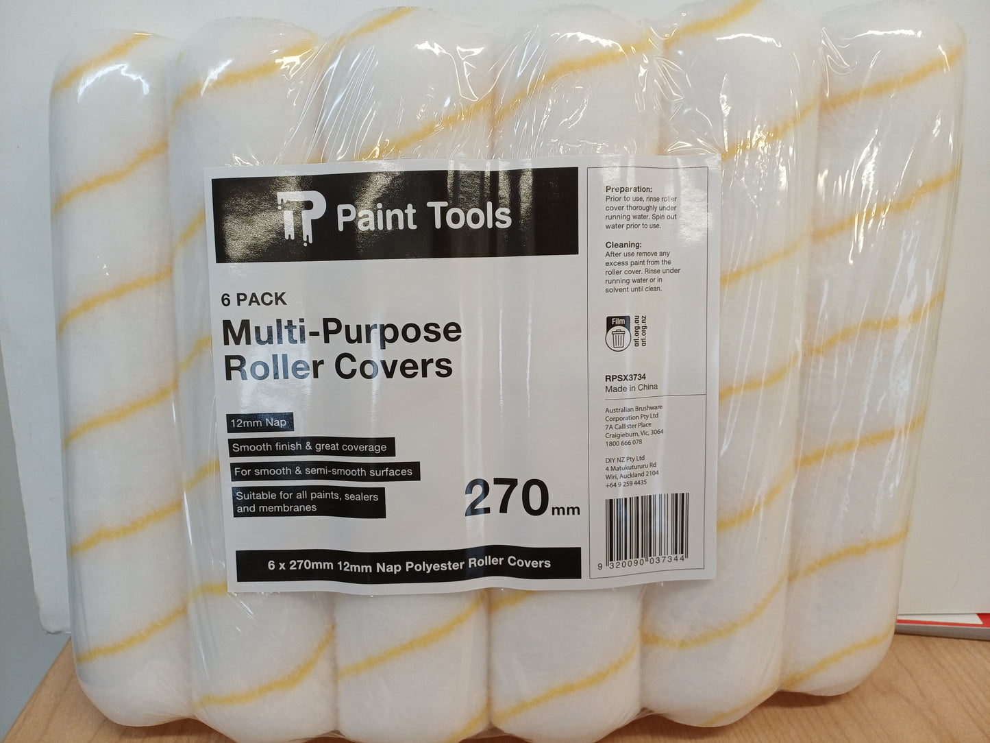 Paint Tools Poly 6pk Roller Sleeves