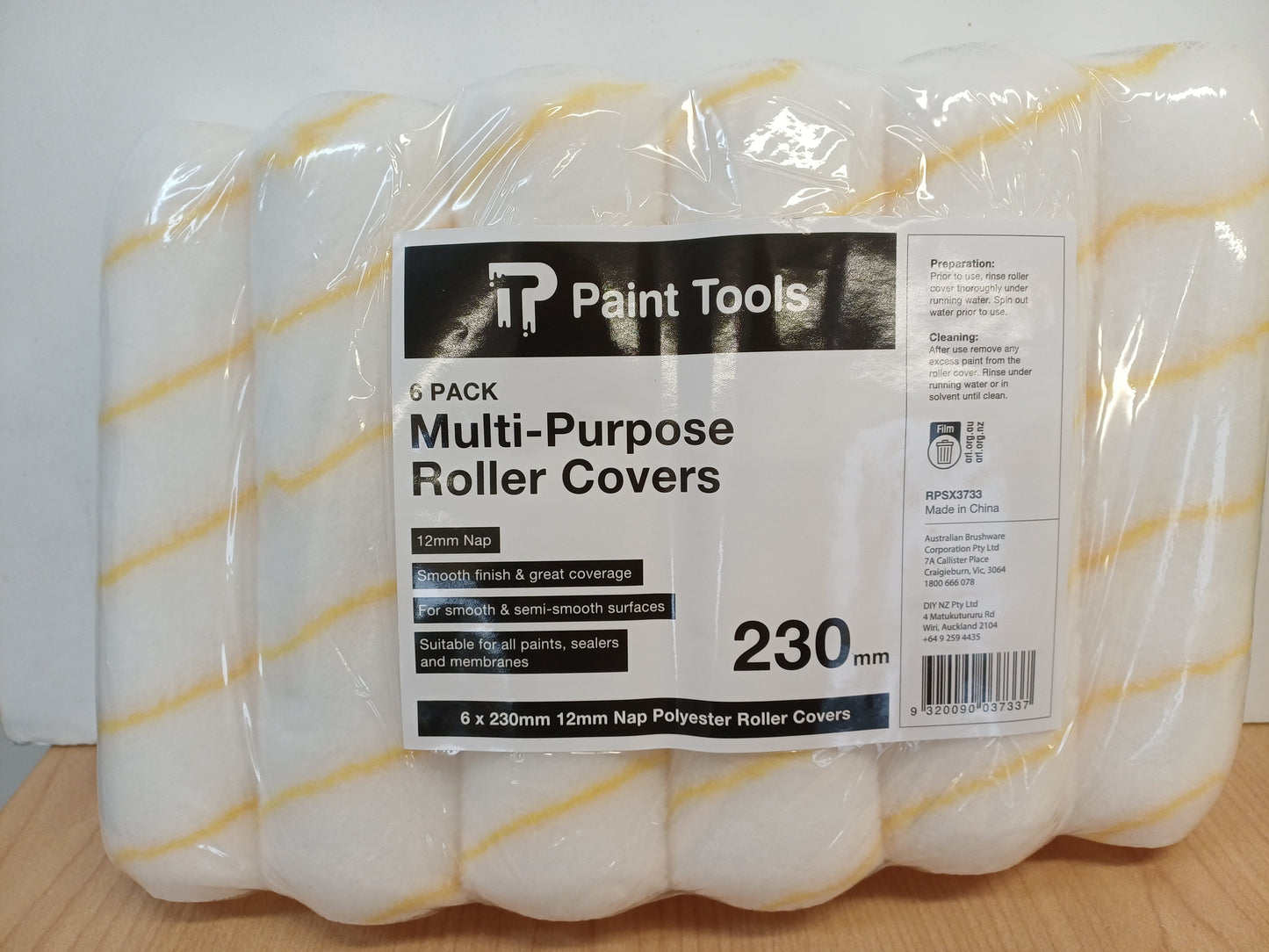 Paint Tools Poly 6pk Roller Sleeves