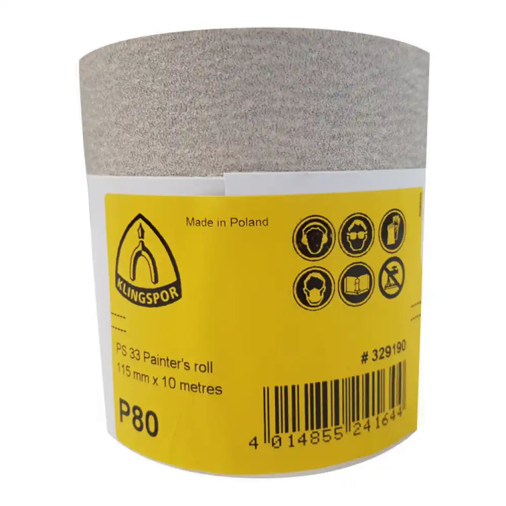 Klingspor 115mm/10m Rolls Sandpaper
