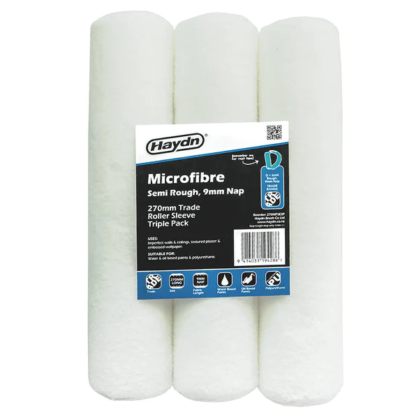 Haydn 270mm Microfibre 9mm 3pk