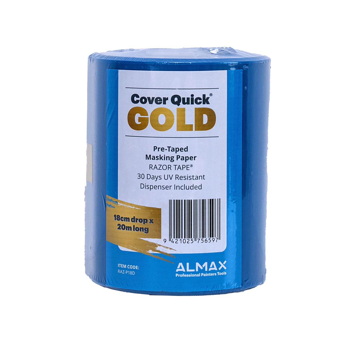 Almax Cover Quick Pre-Taped Masking Paper