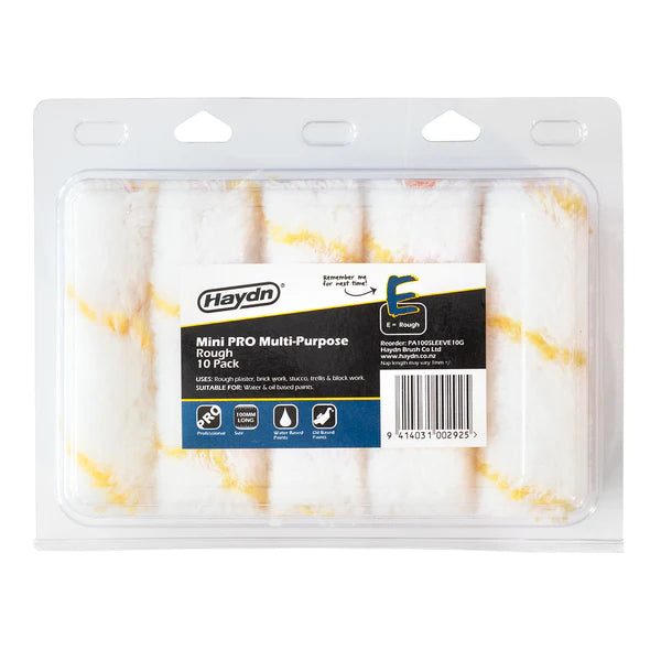 Haydn 100mm Mini Rag Sleeve Gold Strip (sold in ones)