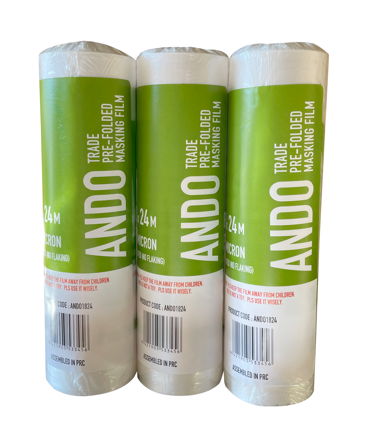 Ando Trade Pre-Folded Masking Film 15 micron