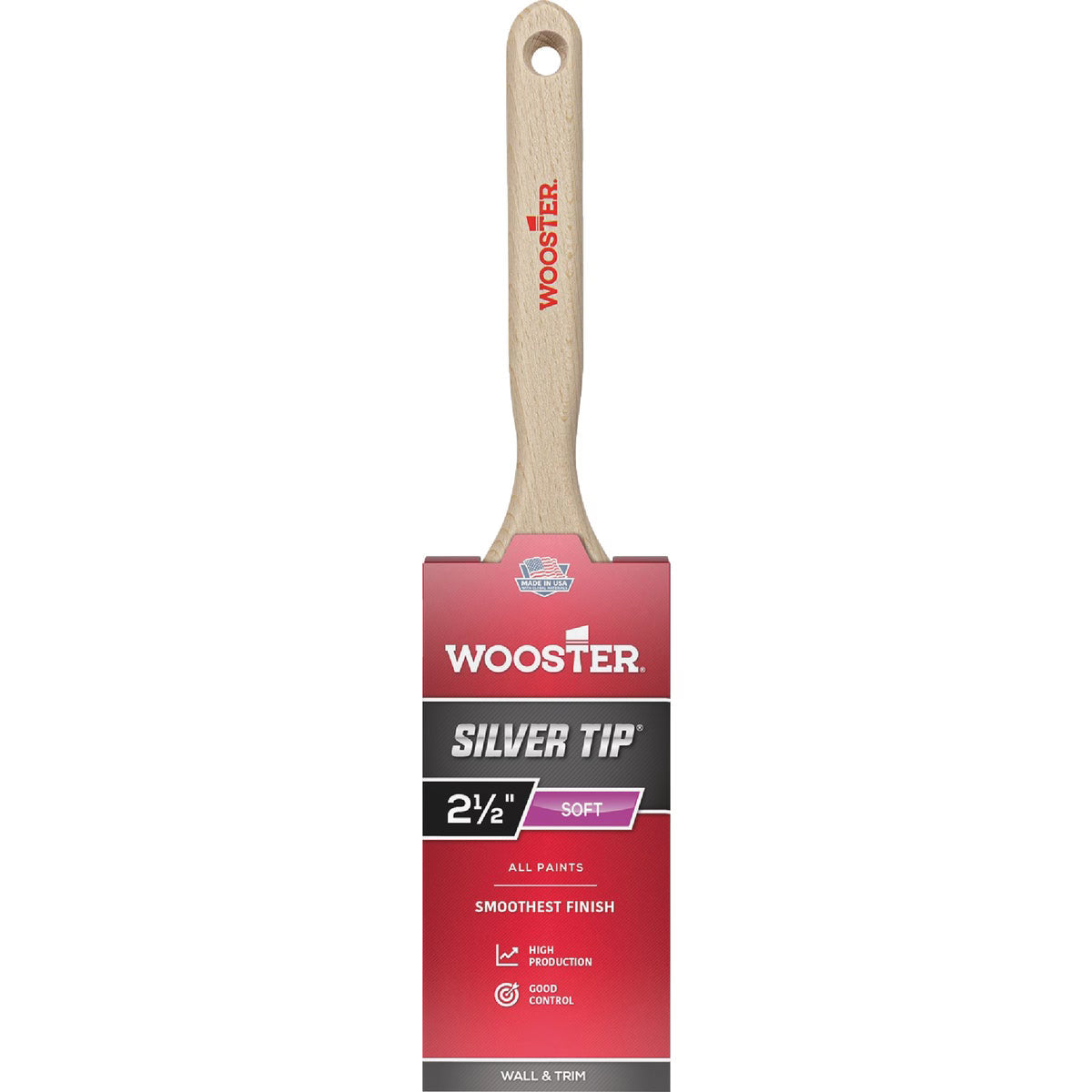 Wooster Silver Tip Sash Long Handle Paint Brushes
