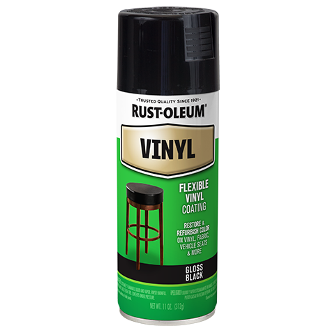 RUST-OLEUM Vinyl/Fabric Spray Gloss Black