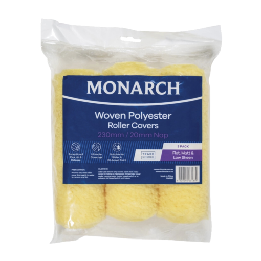 Monarch Woven Poly 230x14 3pk