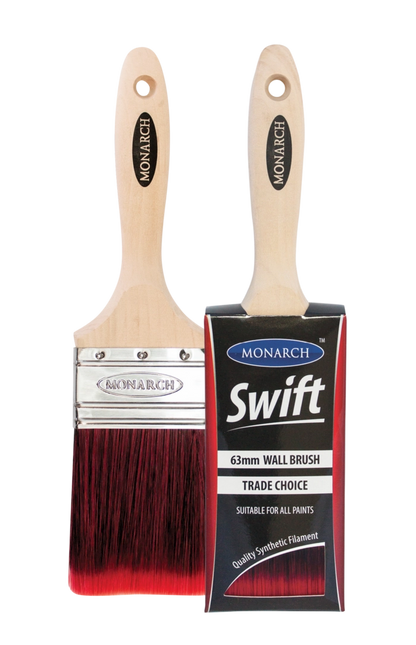 Monarch Swift Wall Brush 6pk - 3 x 63mm, 3 x 75mm