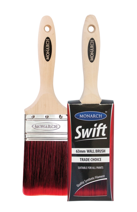 Monarch Swift Wall Brush 6pk - 3 x 63mm, 3 x 75mm