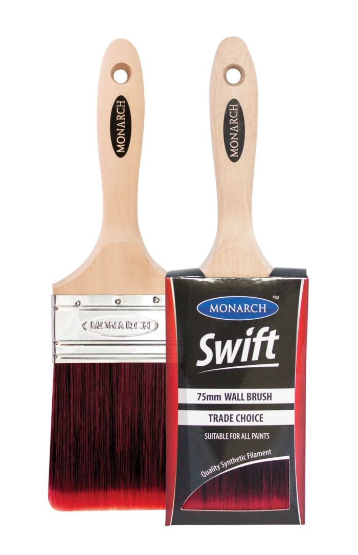 Monarch Swift Wall Brush 6pk - 3 x 63mm, 3 x 75mm