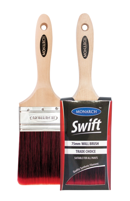 Monarch Swift Wall Brush 6pk - 3 x 63mm, 3 x 75mm