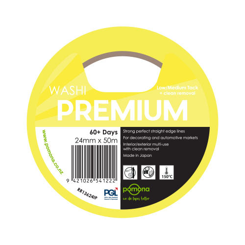 Pomona Wash Premium Yellow Tape