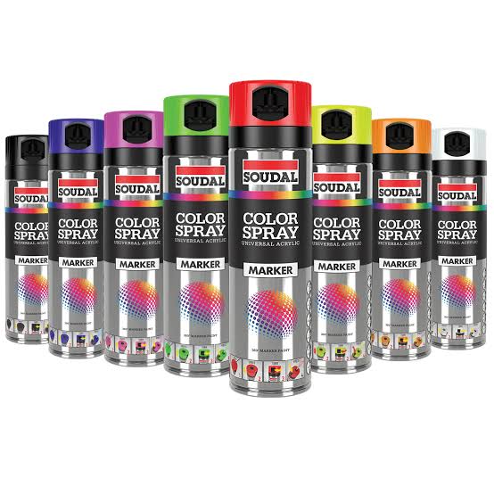 Soudal Colour Marker Spray Paint 500ml