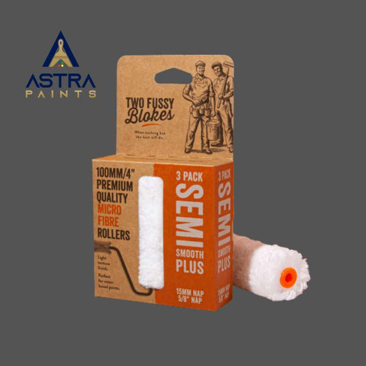 Two Fussy Blokes Microfibre 100mmx15mm 3pk