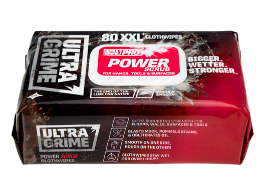 Ultragrime Power Scrub 80 Wipes