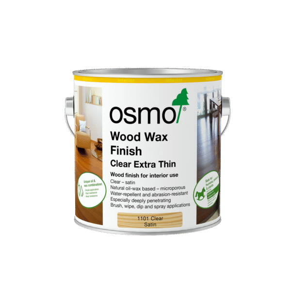 OSMO Wood Wax Finish Clear Extra Thin 750ml