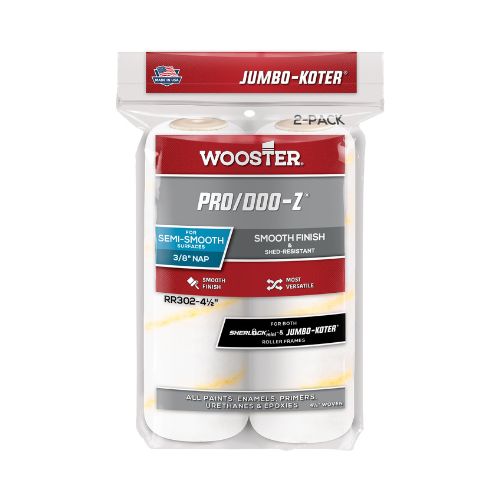 Wooster Jumbo-Koter® Pro/Doo-Z® Roller Sleeves 115mm x 10mm 2pk
