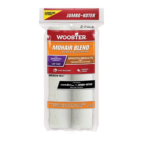 Wooster Jumbo-Koter® Mohair Blend™Roller Sleeves 165mm x 6mm 2pk