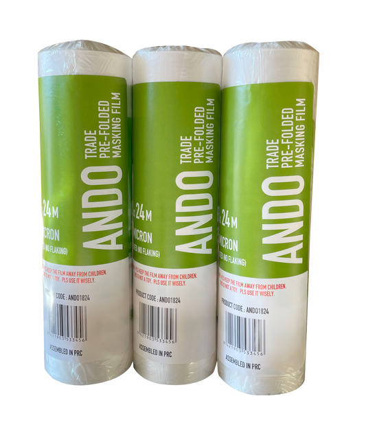 Ando Trade Pre-Folded Masking Film 15 micron