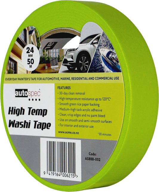 ACME Hi-temp Green Washi Tape