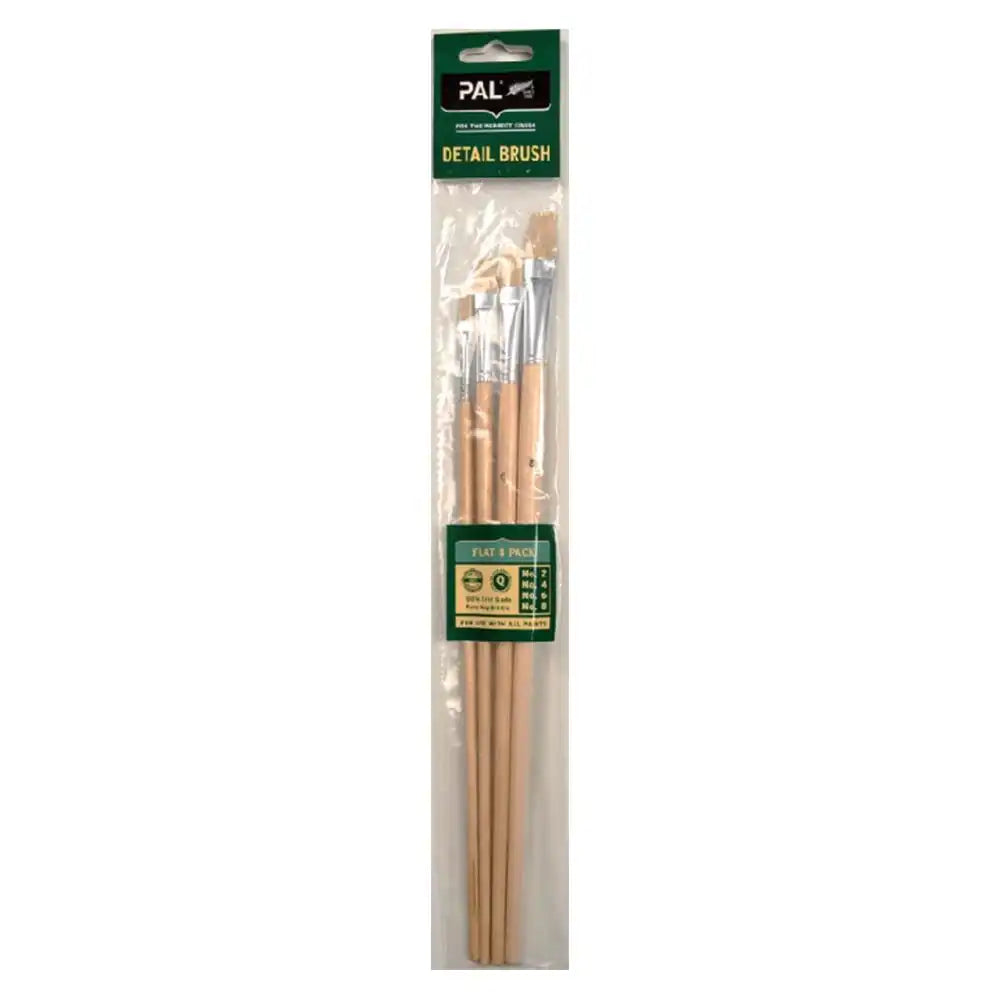 PAL Flat Detail Fitch 4pk 2/4/6/8mm