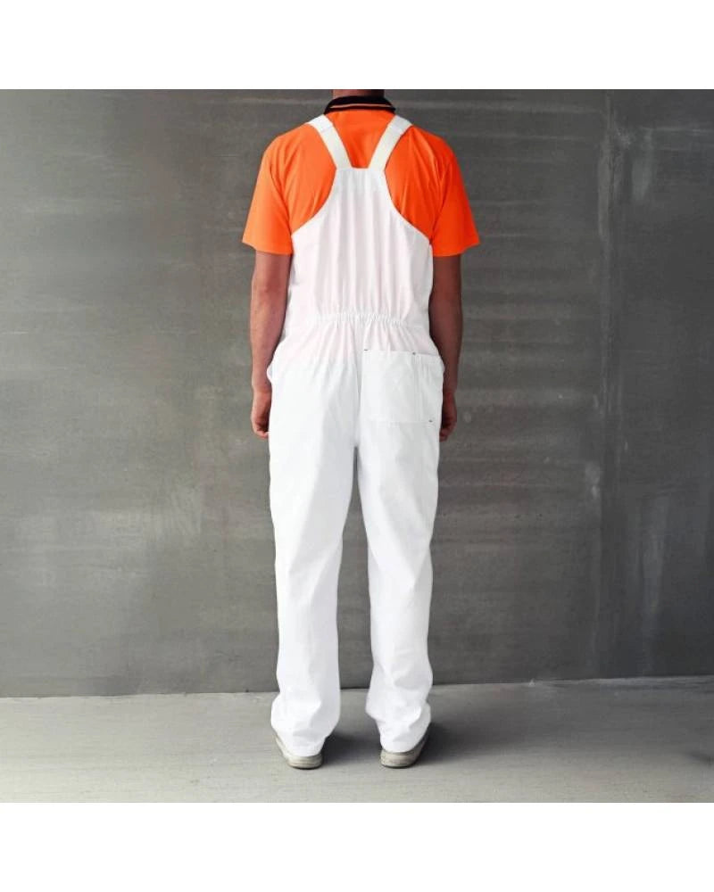 Esko Painters Zip Cotton White Overalls
