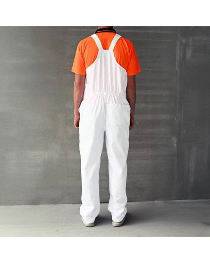 Esko Painters Zip Cotton White Overalls