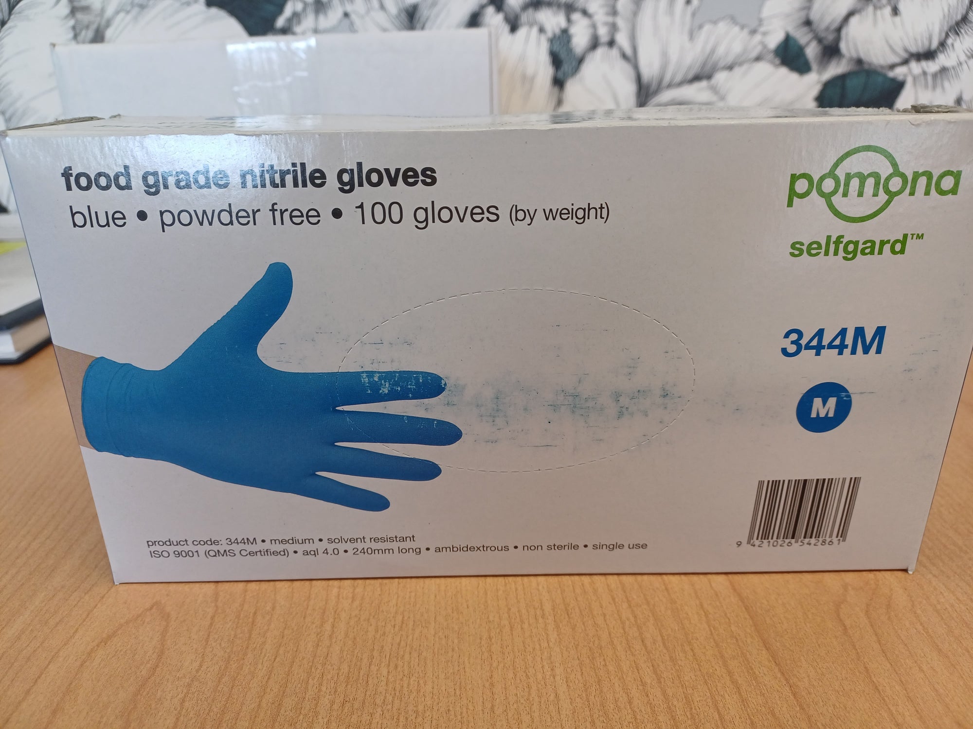 Pomona Nitrile 344 Gloves Size M