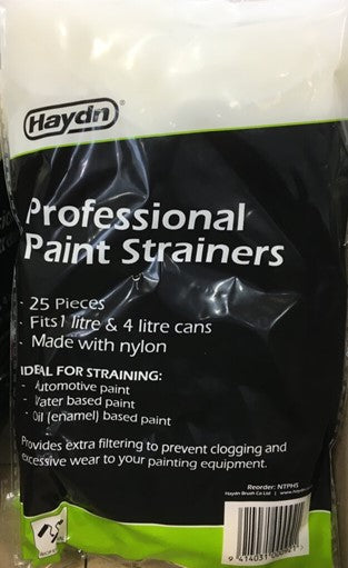 Haydn Nylon Strainers 4L 25pk