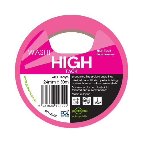 Pomona Washi High Tack Pink Tape