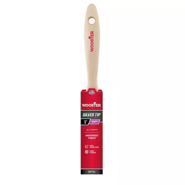 Wooster Silver Tip Paint Brushes (Short Handles)