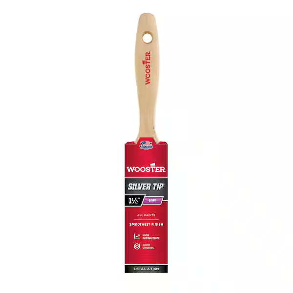Wooster Silver Tip Paint Brushes (Short Handles)