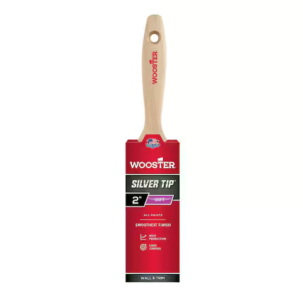 Wooster Silver Tip Paint Brushes (Short Handles)
