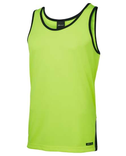 JB Hi Vis Singlet Yellow