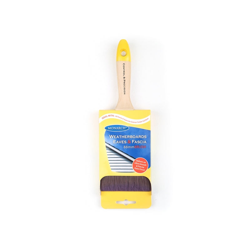 Monarch 88mm Weatherboard Eaves And Fascias Synthetic Paint Brush