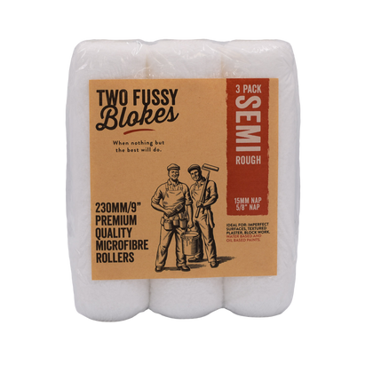 Two Fussy Blokes Microfibre 230mm x 15mm 3pk
