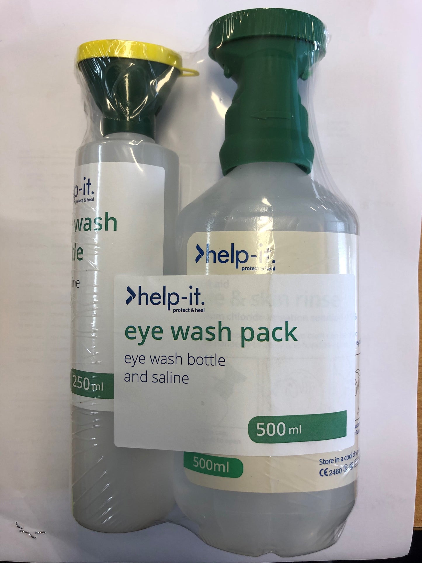 Eye Wash Bottle 250ml w Saline